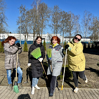 ОАО «БЕЛХИМ» приняло участие в районном субботнике Дзержинского района