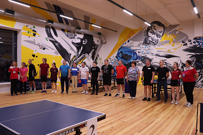 Соревнования по настольному теннису среди работников организаций Дзержинского района