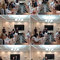 Вручение членских билетов РОО "Белая Русь" в БЕЛХИМ