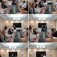 Вручение членских билетов РОО "Белая Русь" в БЕЛХИМ