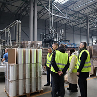 РАБОЧАЯ ГРУППА НАЦБАНКА И РУКОВОДСТВО ДЗЕРЖИНСКОГО РАЙОНА - В ОАО «БЕЛХИМ»